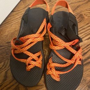 RED ORANGE AND YELLOW CHACOS